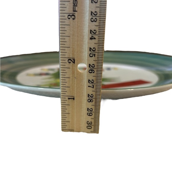 Christmas Swirl Holiday Plate - Festive Serving Plate - Holiday Decor - Picture 7 of 9